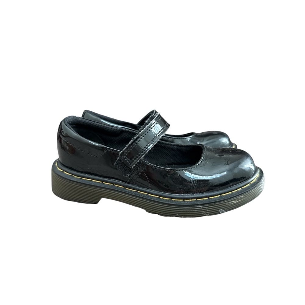 Dr. Martens Kids Mary Jane Patent Leather Black Shoes Size 12